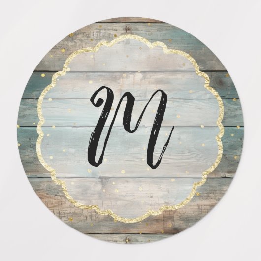 Shabby Chic Pastel Wood Labels (Design 1)