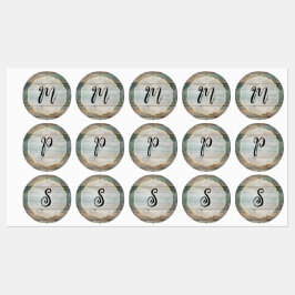 Shabby Chic Pastel Wood Labels