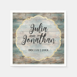 Shabby Chic Pastel Wood Servet