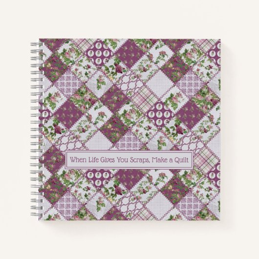 Shabby Chic Patchwork Quilt Notitieboek (Voorkant)