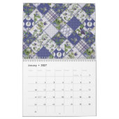 Shabby Chic Patchwork Quilt Wall Calendar Kalender (Jan 2027)