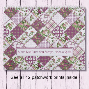 Shabby Chic Patchwork Quilt Wall Calendar Kalender