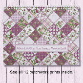 Shabby Chic Patchwork Quilt Wall Calendar Kalender