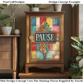 Shabby Chic Pauze  Teken DP5 Decoupage Tissuepapier