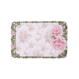 Shabby Chic  Peonies Badmat