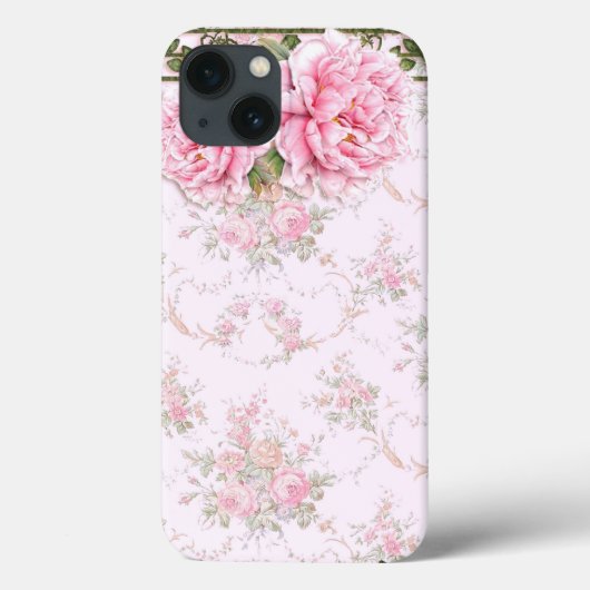 Shabby Chic Peonies Case-Mate iPhone Case (Achterkant)