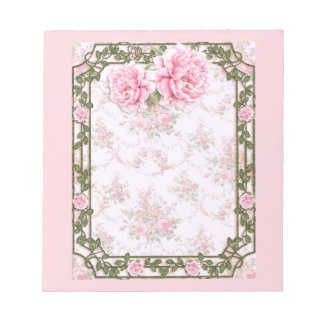 Shabby Chic Peonies Notitieblok