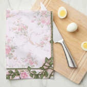 Shabby Chic  Peonies Theedoek (Quarter Fold)