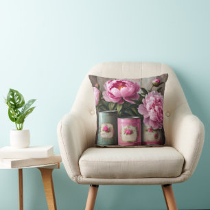 Shabby Chic Peony-Sierkussen Kussen