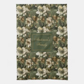 Shabby Chic Persoonlijke Saliegroene Handdoek Acce (Verticaal)