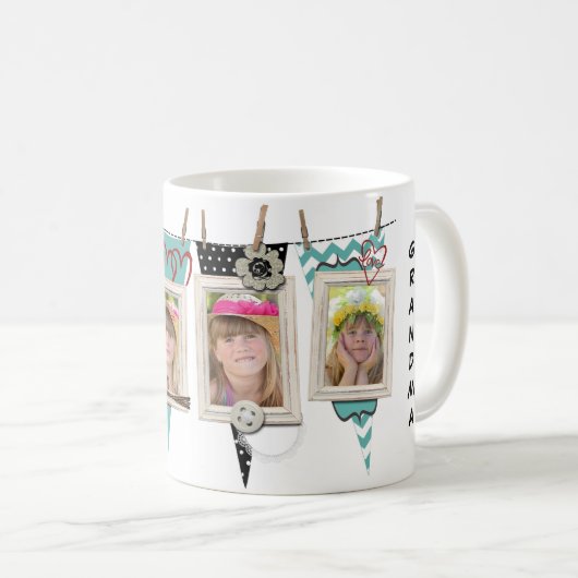 Shabby Chic Photo Specialty Moederdag Mok (Voorkant rechts)