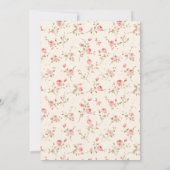 Shabby Chic Pink Bow Tying the Knot Vrijgezellenfe Kaart (Achterkant)