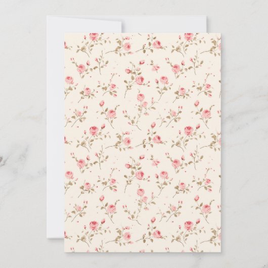 Shabby Chic Pink Bow Tying the Knot Vrijgezellenfe Kaart (Achterkant)