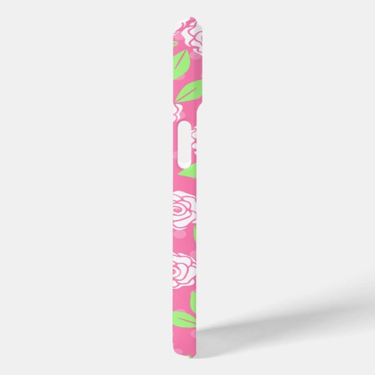 Shabby Chic Pink Floral Case-Mate iPhone Case (Achterkant / Rechts)