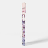 Shabby Chic Pink Floral Phone Case - Lavender Whit (Achterkant / Rechts)