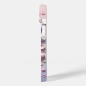 Shabby Chic Pink Floral Phone Case - Lavender Whit (Achterkant / Links)