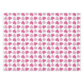 Shabby Chic Pink Hearts Table Cloth Tafelkleed (Voorkant (Horizontaal))