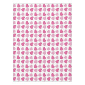 Shabby Chic Pink Hearts Table Cloth Tafelkleed (Voorkant)