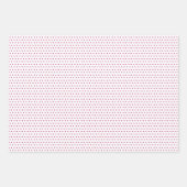 Shabby Chic Pink Oranje Green White Gingham Inpakpapier Vel (Voorkant 2)
