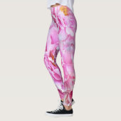 Shabby Chic Pink Pastel Pink Peonies Leggings (Links)