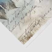 Shabby Chic Pink Poppies & Butterfly Decoupage Tissuepapier (Detail)