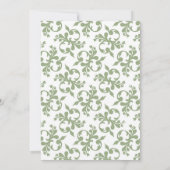 Shabby Chic Pink Protea Vrijgezellenfeest Kaart (Achterkant)