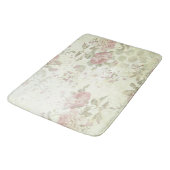 Shabby Chic Pink Rose Bloemen Badmat (Gekanteld)
