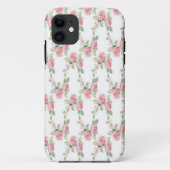 Shabby Chic Pink Rose Floral Case-Mate iPhone Case (Achterkant)