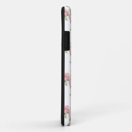 Shabby Chic Pink Rose Floral Case-Mate iPhone Case (Achterkant/rechts)