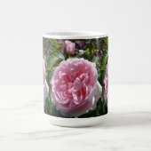 Shabby Chic  Pink Roses floral Girls Mok (Center)