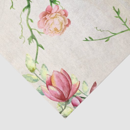 Shabby Chic Pink Series Design 2 Tissuepapier (Detail)