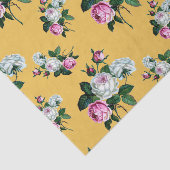  Shabby Chic Pink White Roses Pattern Tissuepapier (Detail)