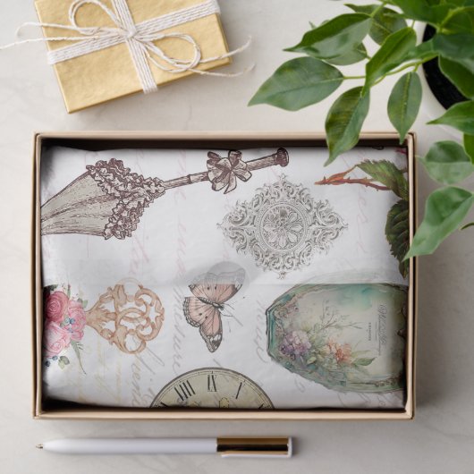 Shabby Chic Project Tissue Paper Tissuepapier (Geschenk)