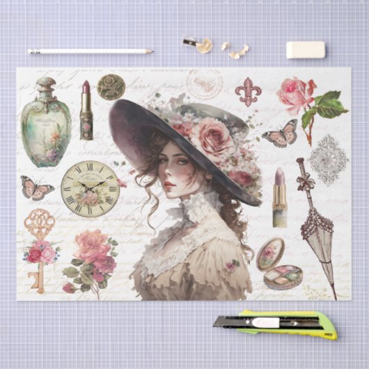 Shabby Chic Project Tissue Paper Tissuepapier (Craft)