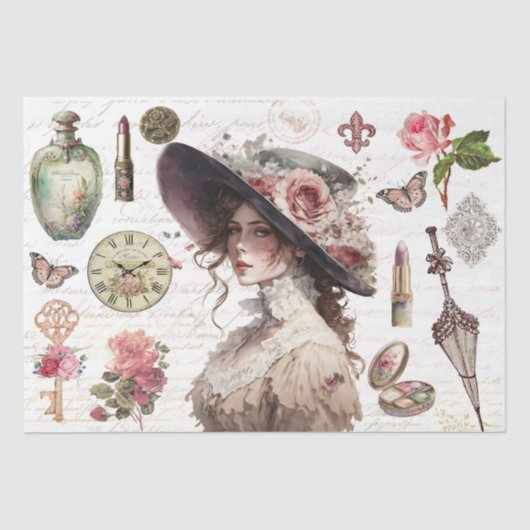 Shabby Chic Project Tissue Paper Tissuepapier (Voorkant)