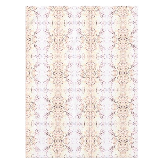 Shabby Chic  Rabbit Tablecloth Ecru Floral Tafelkleed (Voorkant)