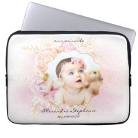 Shabby Chic Retro Baby Girl Foto
