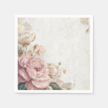 Shabby Chic Romantische Vintage Rozen Bloemrijke F