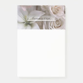 Shabby Chic Roos Bloemen Rustiek Bloemen Custom Post-it® Notes (Voorkant)