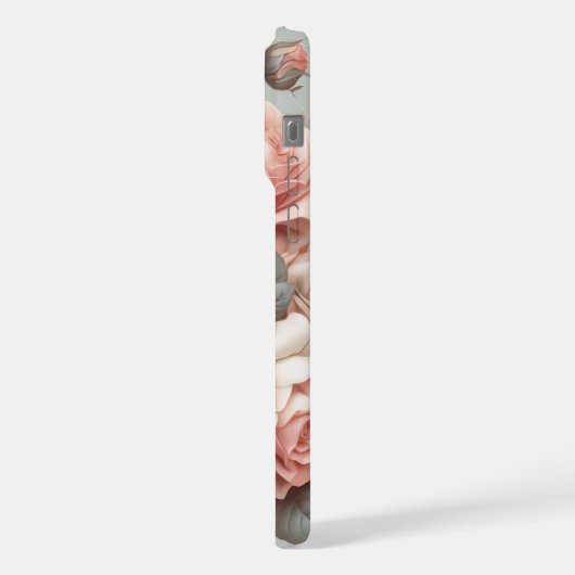 Shabby Chic Roos Delight iPhone Hoesje (Linkerkant)