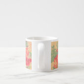 Shabby Chic Roos Floral Espresso Kop (Achterkant)