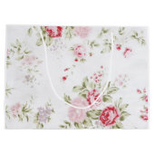Shabby Chic Roos Floral Groot Cadeauzakje (Achterkant)