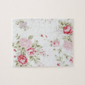 Shabby Chic Roos Floral Legpuzzel (Horizontaal)