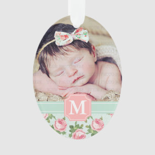 Shabby & Chic Roos Floral Ornament