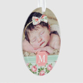 Shabby & Chic Roos Floral Ornament (voorkant)