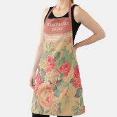 Shabby Chic  Roos Gepersonaliseerd Schort (Insitu)