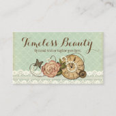 Shabby Chic Roos & Rustic  Jewelry Boutique Visitekaartje (Voorkant)