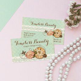 Shabby Chic Roos & Rustic Jewelry Boutique Visitekaartje