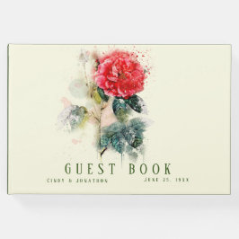 Shabby Chic Roos Wedding Gastenboek