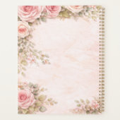 Shabby Chic Roses Planner  (Achterkant)